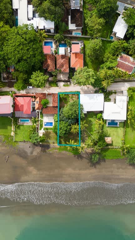 Surfside Lot Y22 | One of the Only Remaining BEACHFRONT Lots in Playa Potrero with Water!!