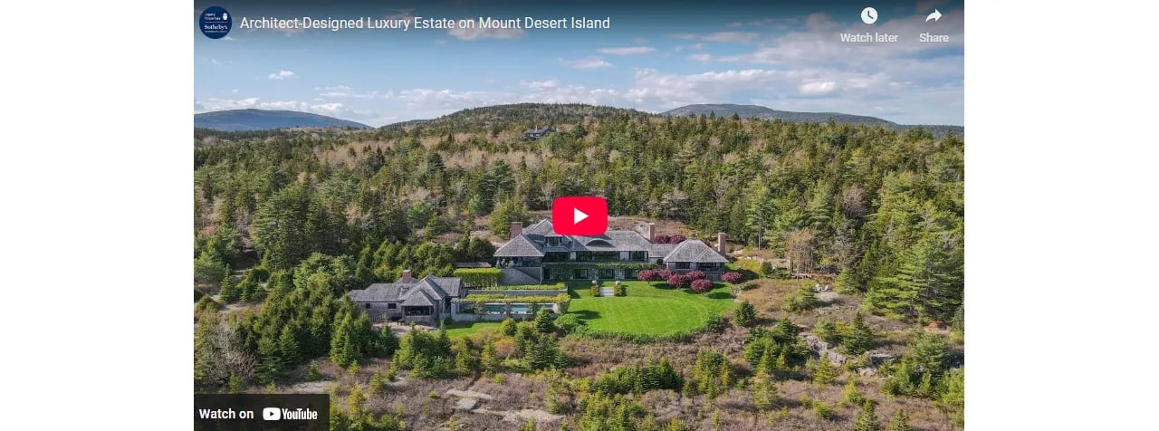 Architect-Designed Luxury Estate on Mount Desert Island