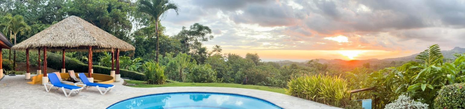 Stunning Estate in Ojochal with Ocean, Mountain & Valley Views