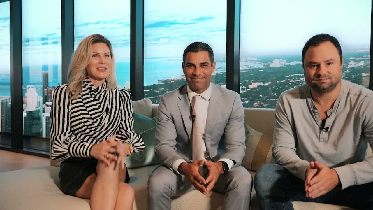 Erin Sykes interviews Francis Suarez, Mayor of Miami, at The Waldorf Astoria Residences Miami