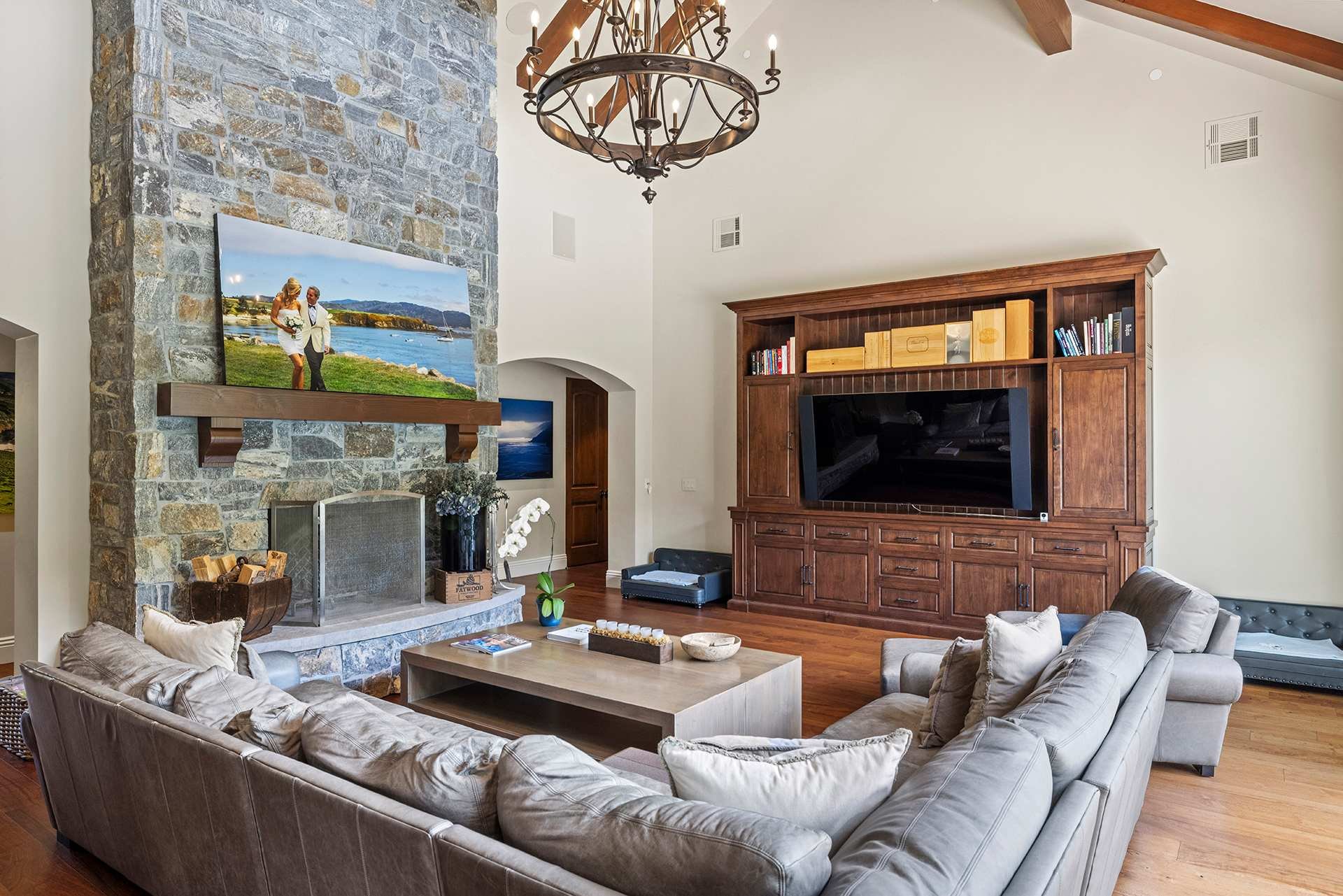 Luxurious French Country Estate - 8640 River Meadows Rd