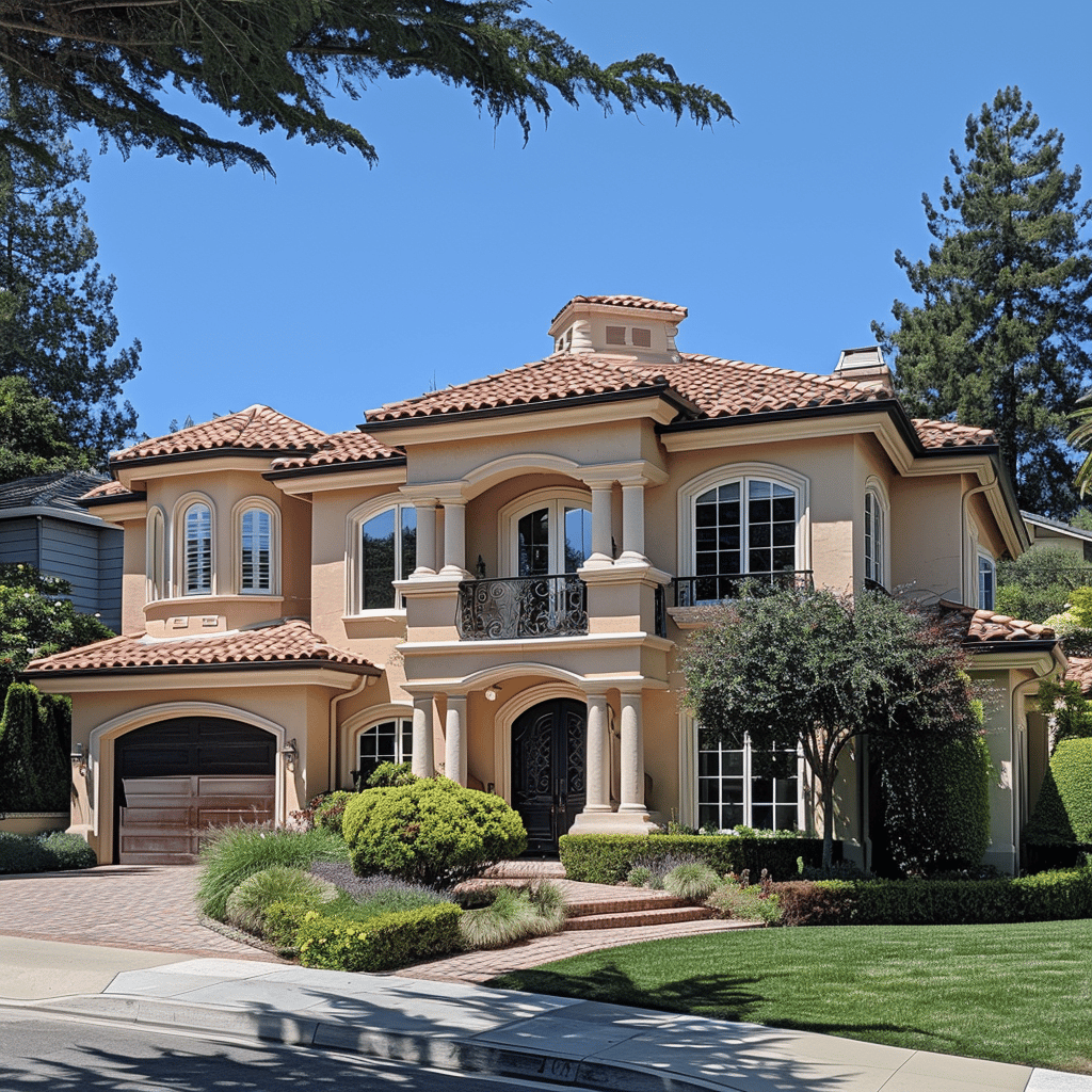 Mediterranean-style home with a tile roof, search homes for sale in Roseville, Auburn and Placer County
