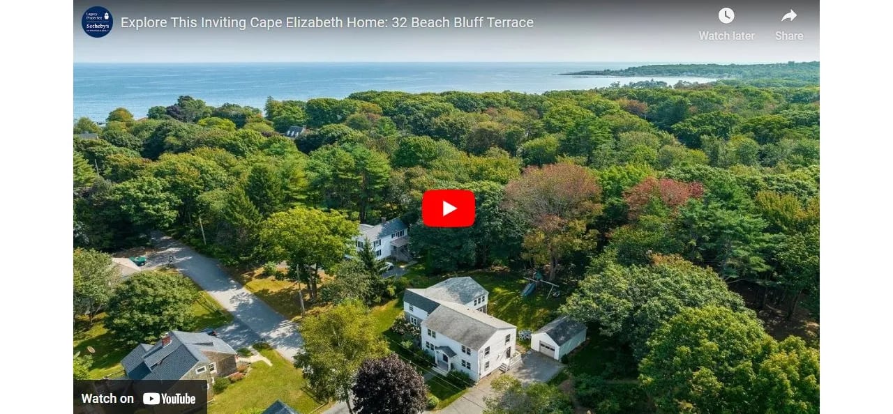 Video of The Week: Explore This Inviting Cape Elizabeth Home at 32 Beach Bluff Terrace