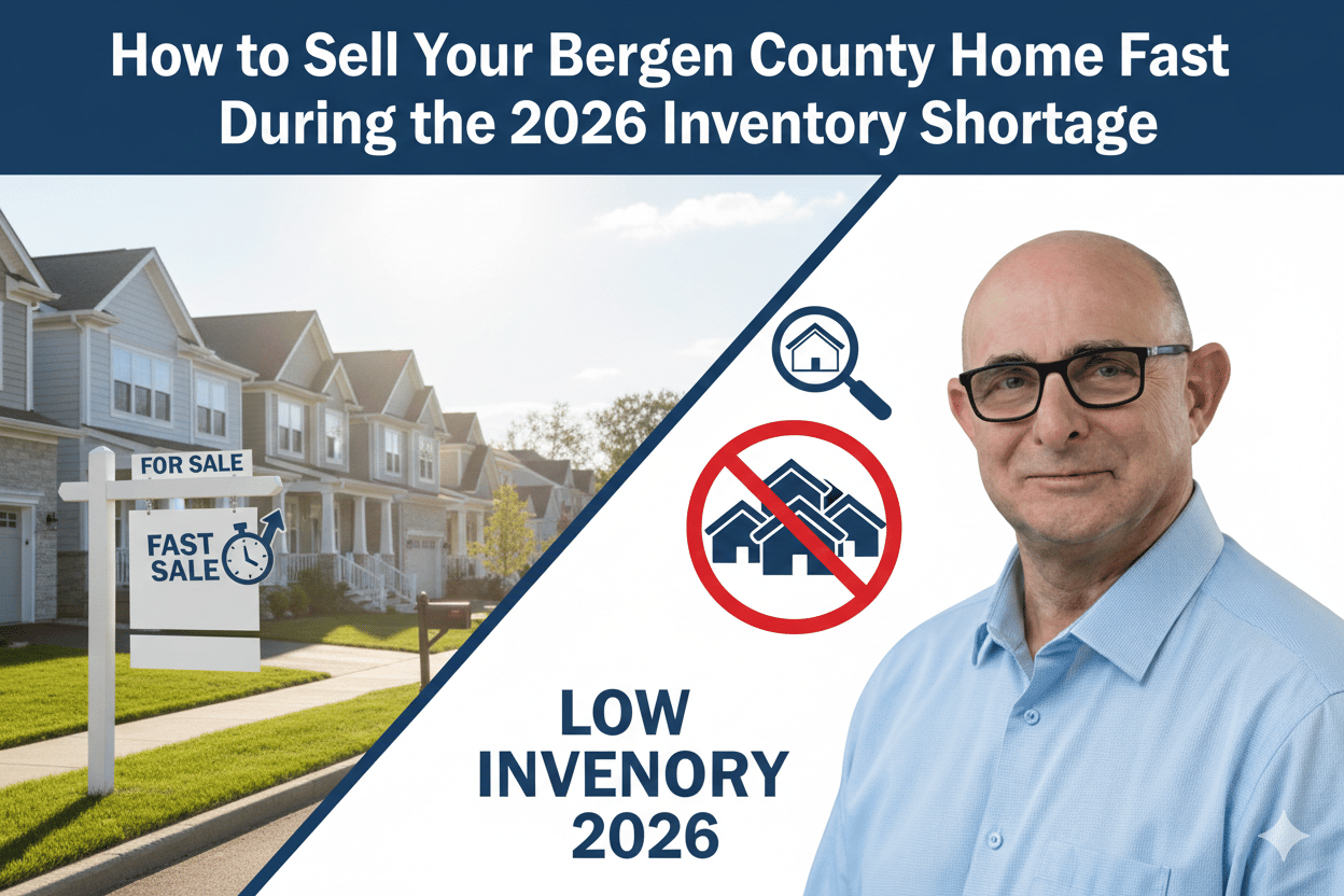 How to Sell Your Bergen County Home Fast During the 2026 Inventory Shortage