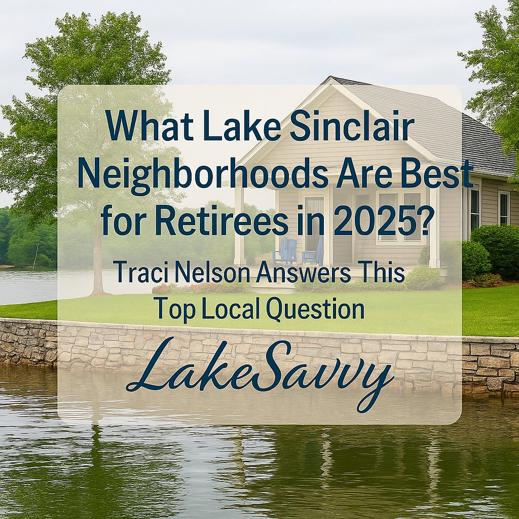 What Lake Sinclair Neighborhoods Are Best for Retirees in 2025?