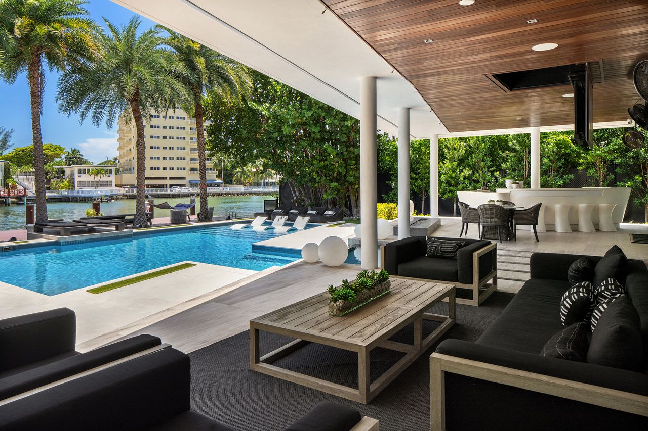 Striking Modern Tri-Level Waterfront Estate