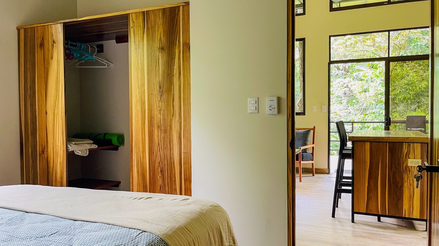 Modern House For Sale With Jungle View, Peaceful Stream, and Rental Cabins