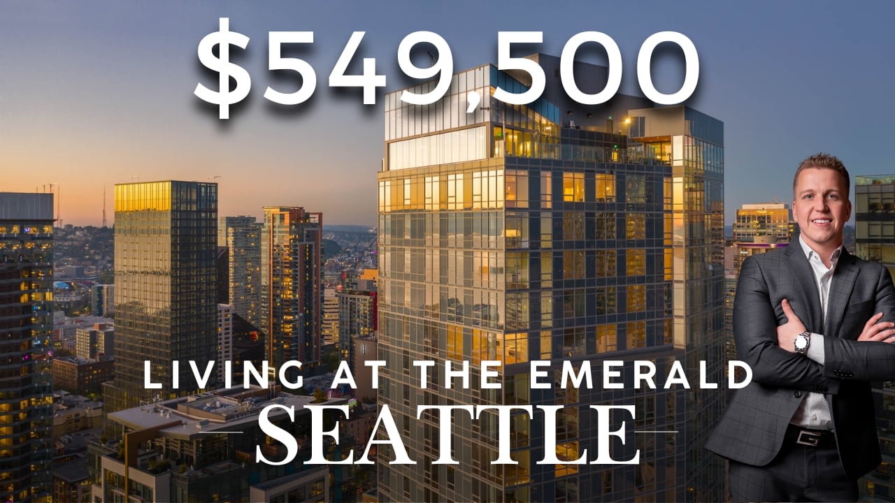 Skyline view 1 Bedroom Condo Near Pike Place and New Seattle Waterfront