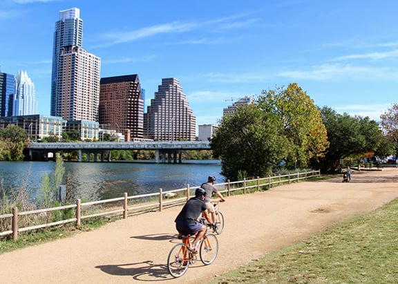 Guest houses with green lawn