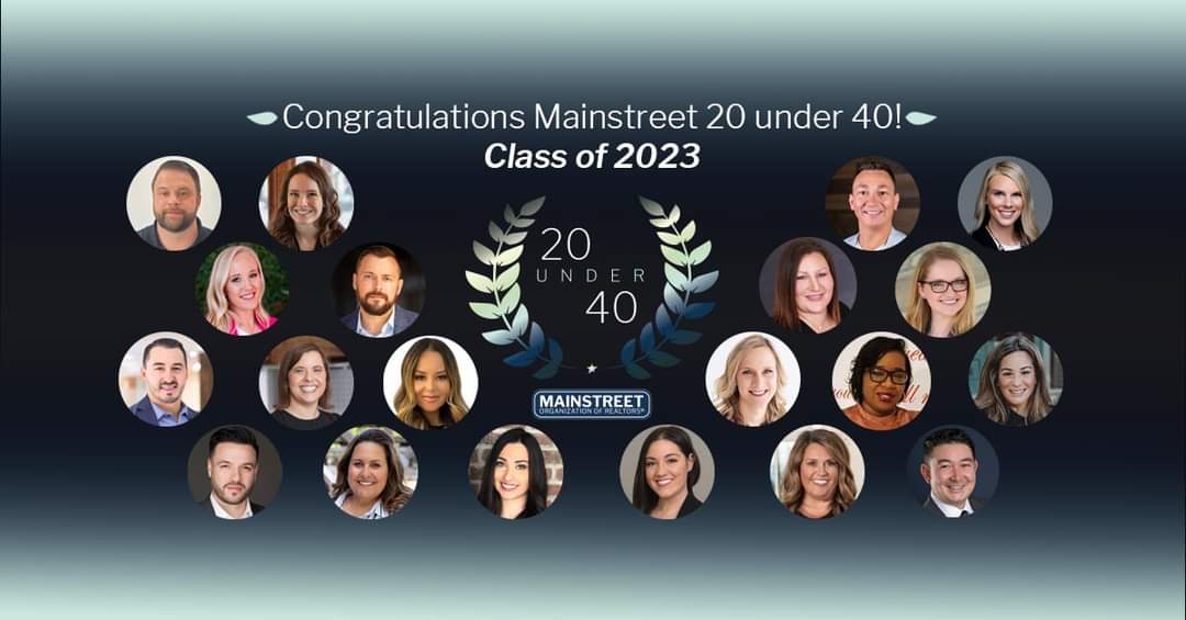 Mainstreet 20 Under 40 Recognition