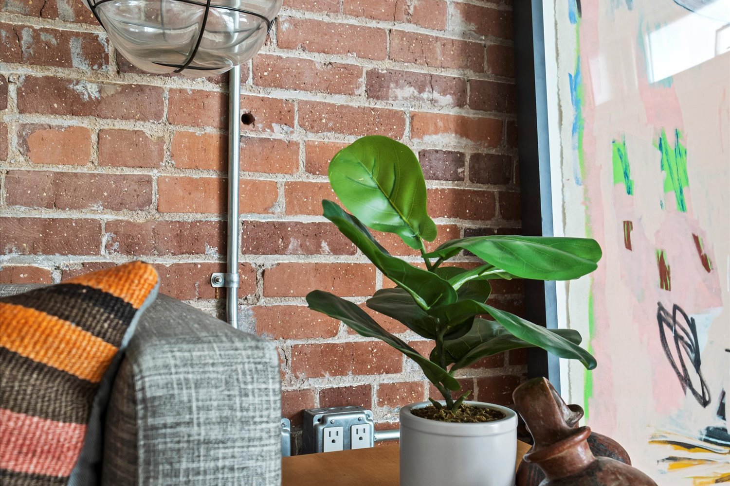 Breathtaking Exposed Brick & Beam Loft at THE BARKER BLOCK