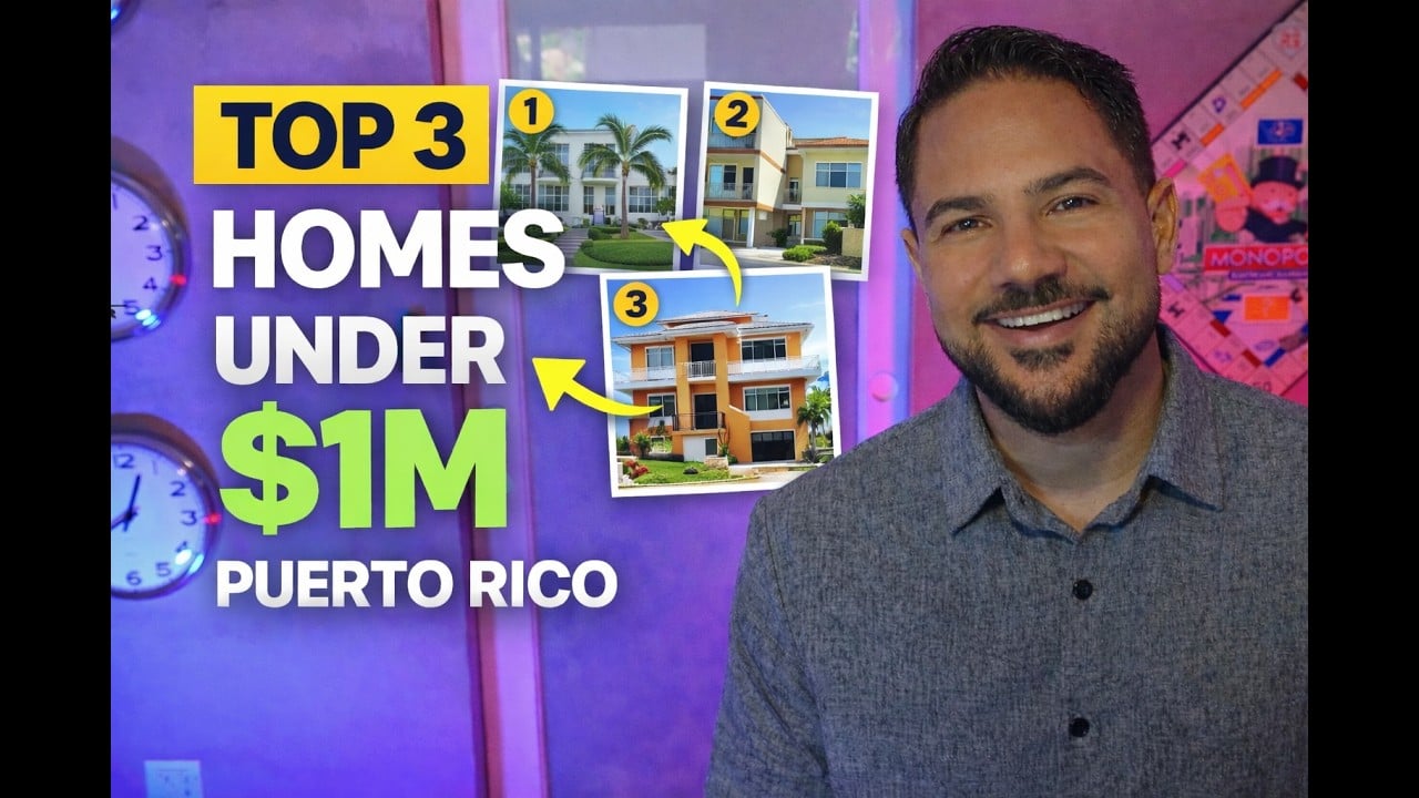 3 Beautiful Homes in Puerto Rico Under $1M (You'll Be Surprised)