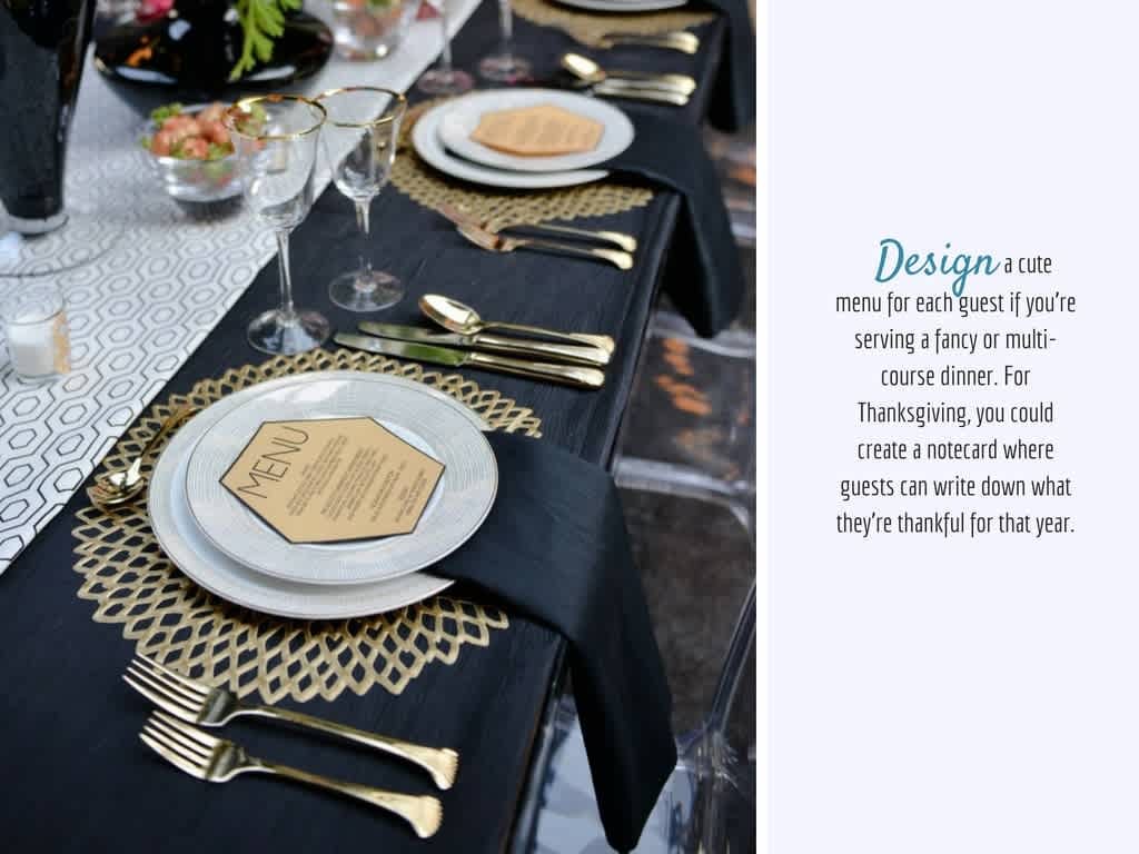 The Design Corner: Dress Your Table to Impress