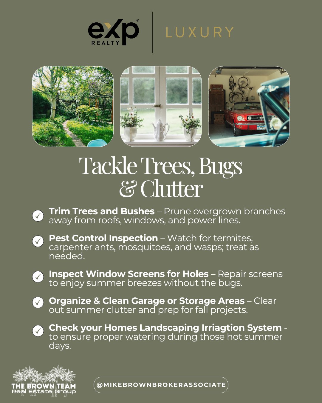 Summer Home Maintenance Checklist