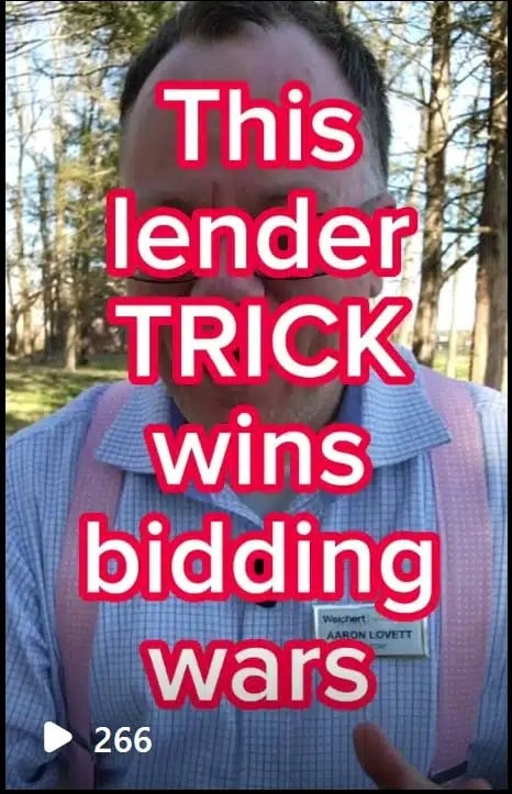 Local Lender Trick Wins Bidding Wars