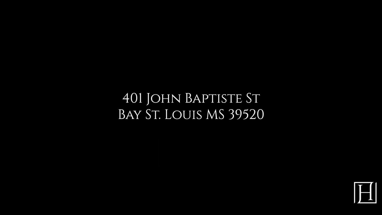 401 John Baptiste Bay St Louis Tour by Holly Lemoine