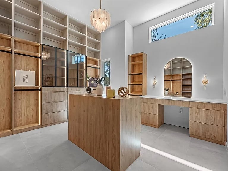 Custom closet design in High Meadow West home