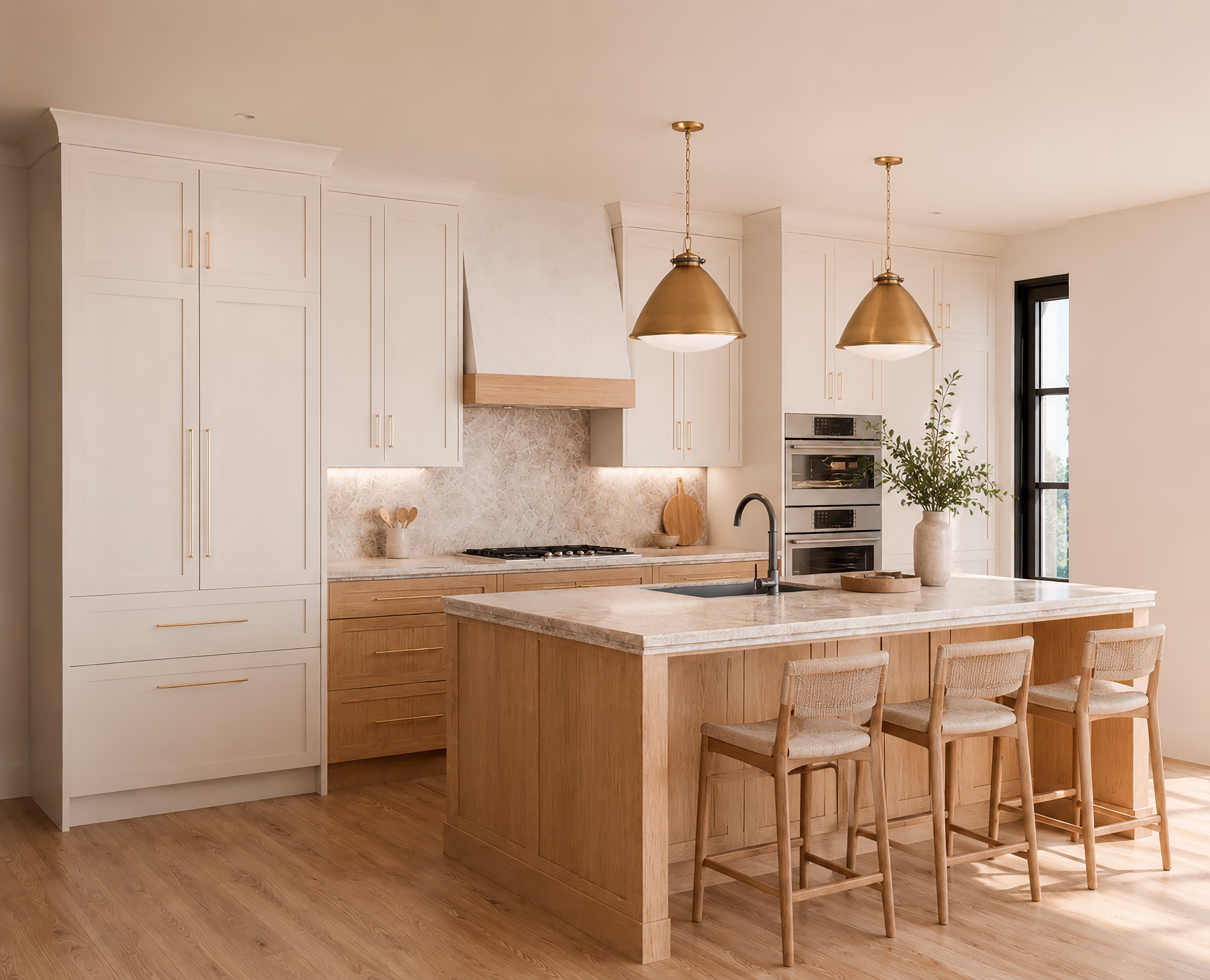 Custom kitchen at Cedar Commons