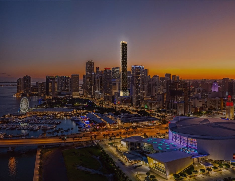 February 2025 | Miami's newest tallest tower, The James Hotel & Residences, features the highest luxury bar in the Americas