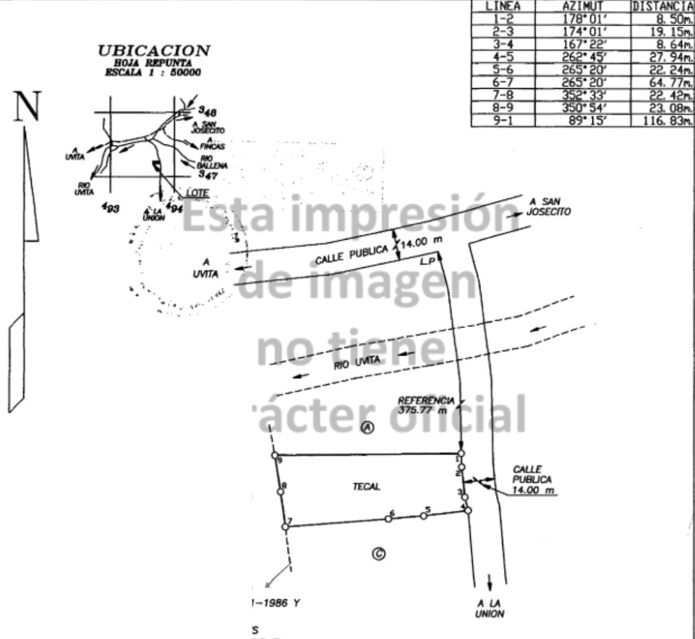 1.2- ACRE Mountain View Property with creek in  La Union Road, Uvita