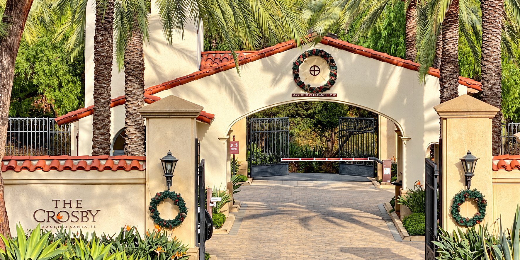 The Crosby at Rancho Santa Fe gated community, San Diego 92127