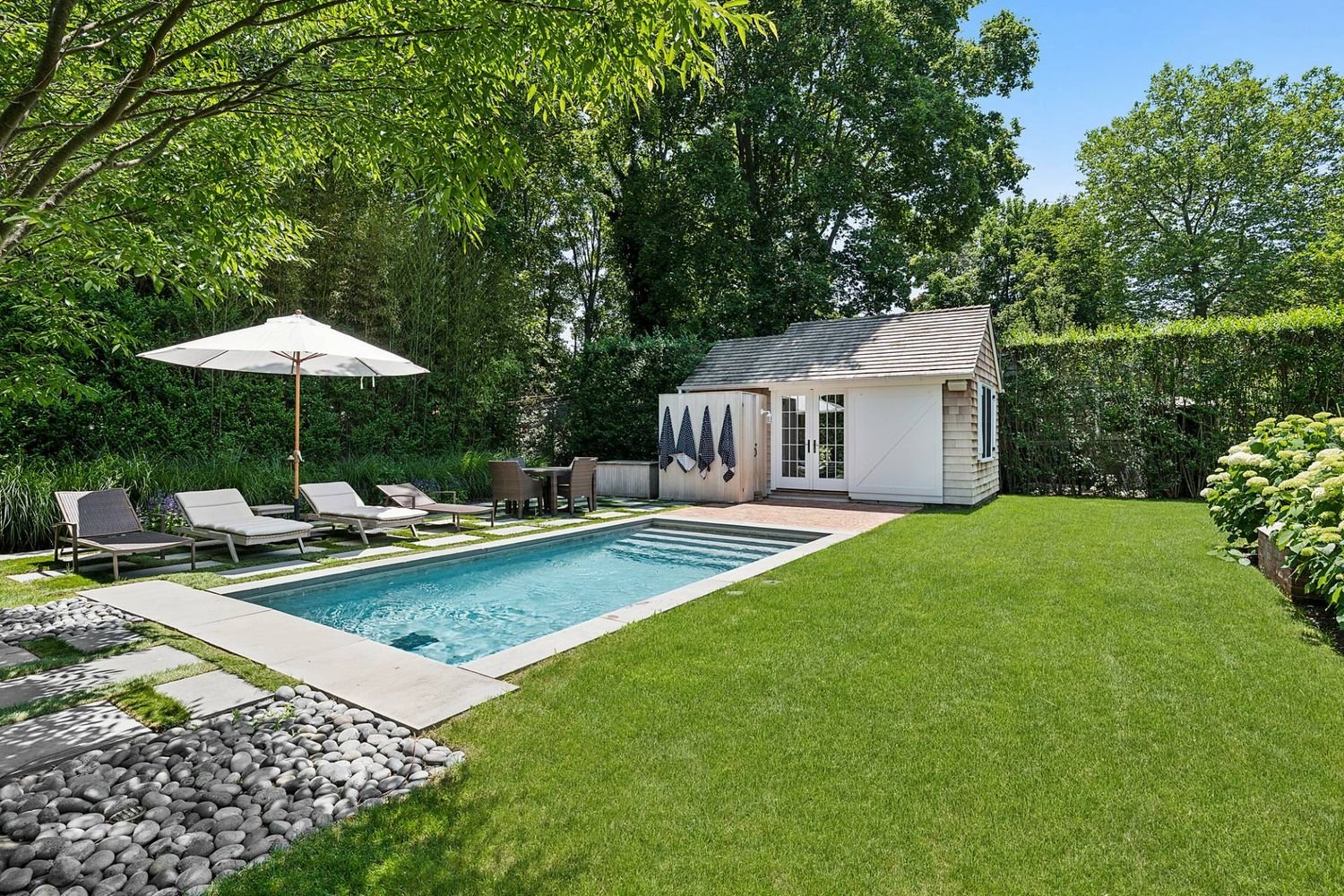 Modernized Vintage Cottage with Knockout Backyard, Moments to Village Main