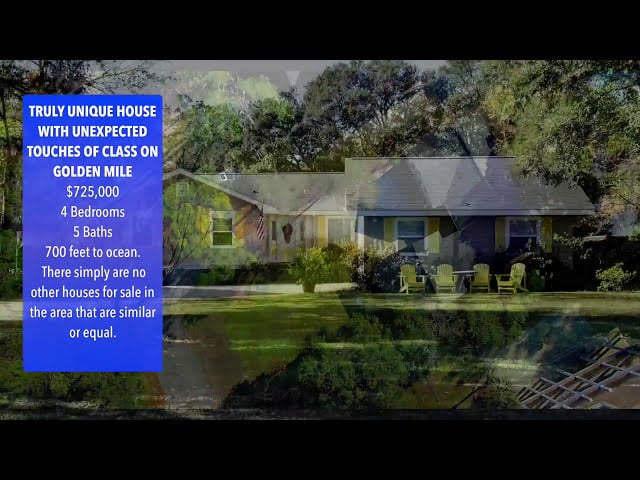 215 82nd Beach house for sale on the golden mile of Myrtle Beach,SC