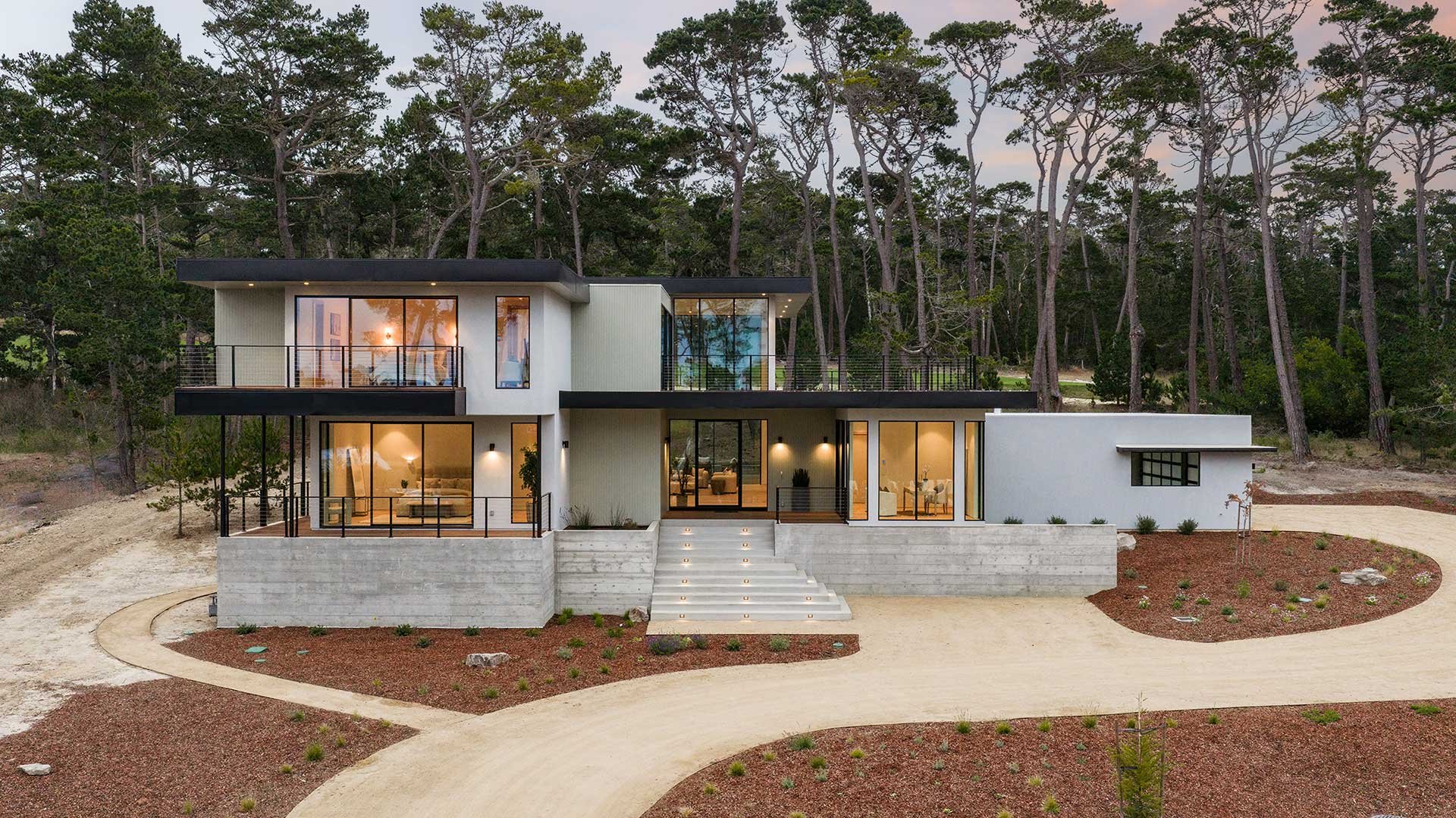 Contemporary Estate Along Poppy Hills Golf Course