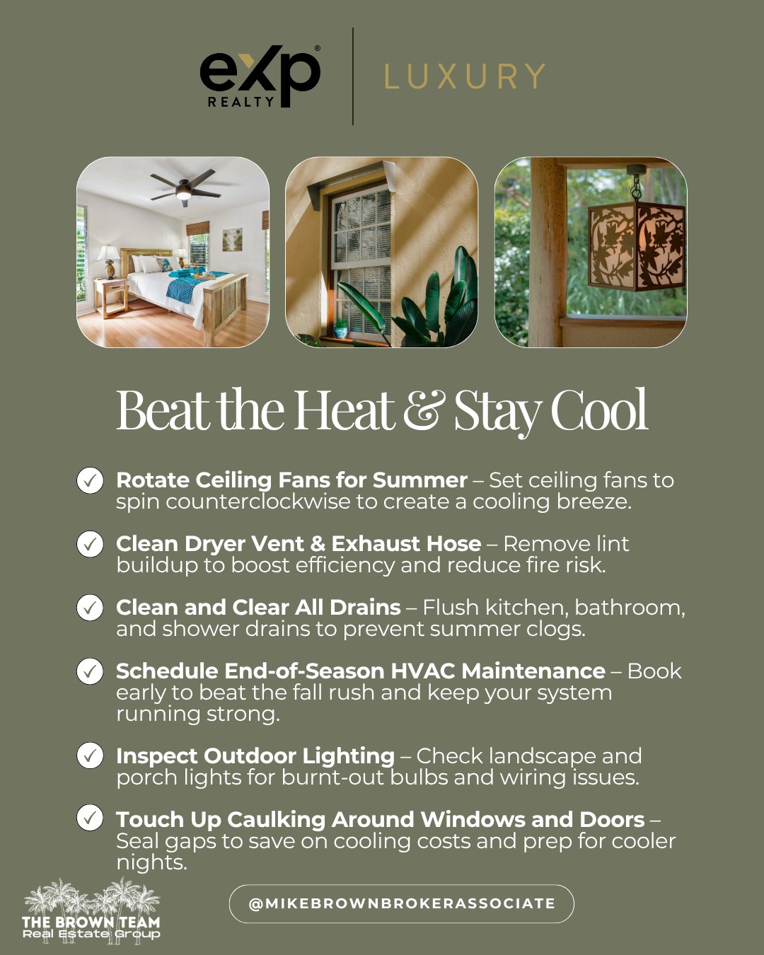 Summer Home Maintenance Checklist