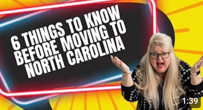 6 THINGS TO KNOW BEFORE MOVING TO NORTH CAROLINA