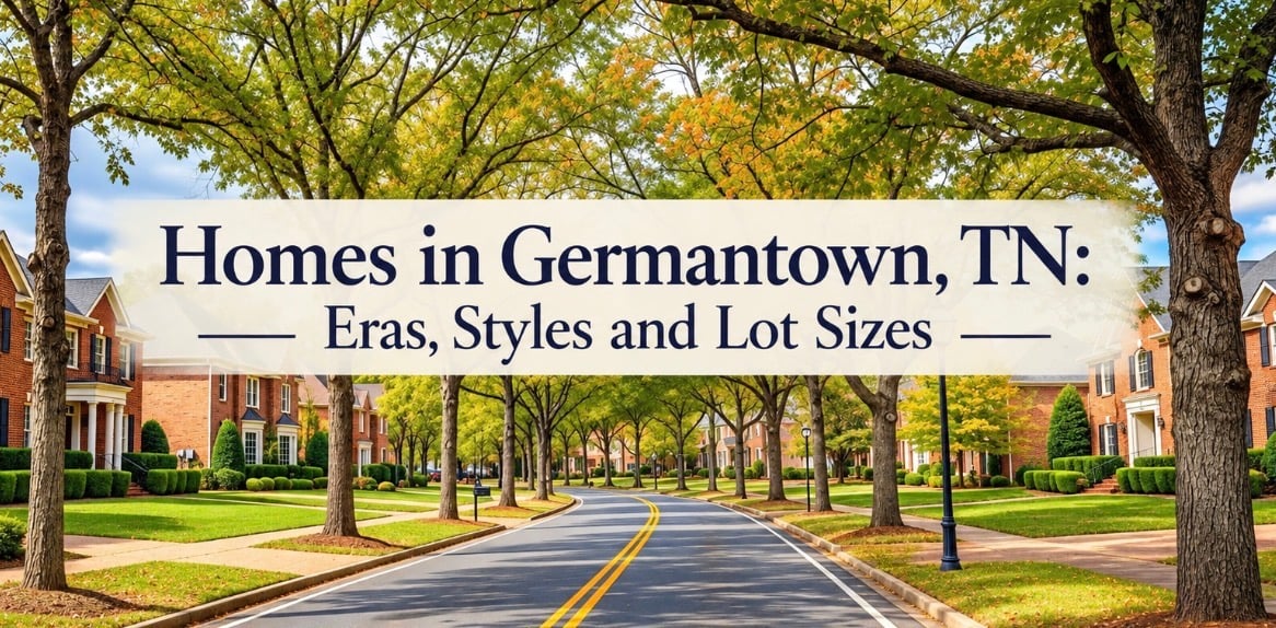 Homes in Germantown, TN: Eras, Styles and Lot Sizes