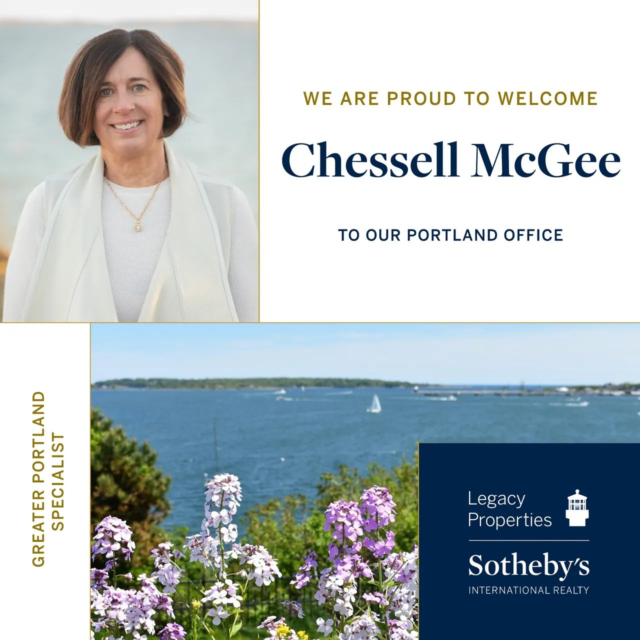 Chessell McGee Joins Legacy Properties Sotheby’s International Realty as Senior Vice President