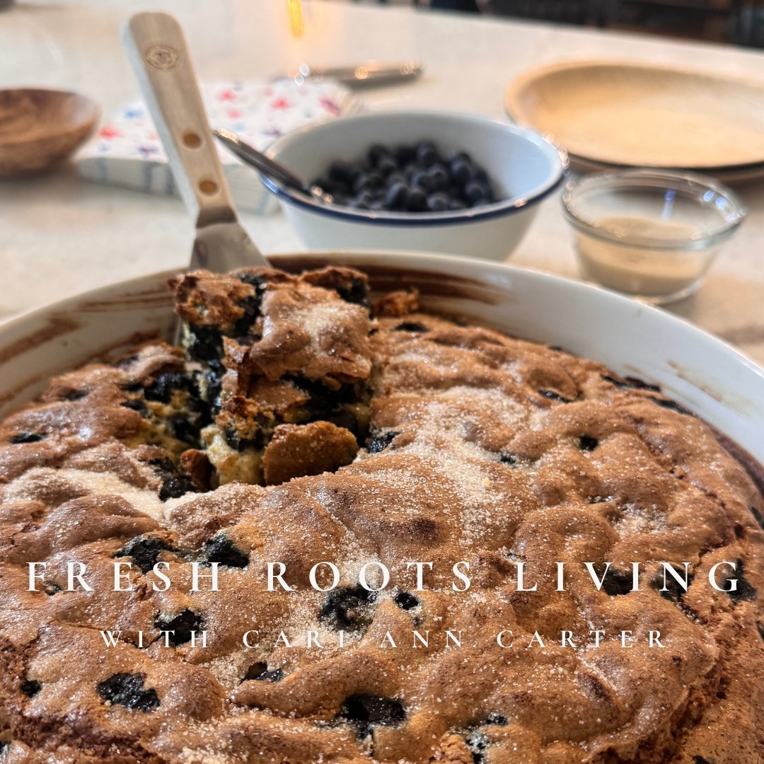 No-Fuss Blueberry Muffin Cake