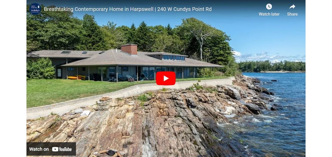 Video of The Week: Breathtaking Contemporary Home in Harpswell