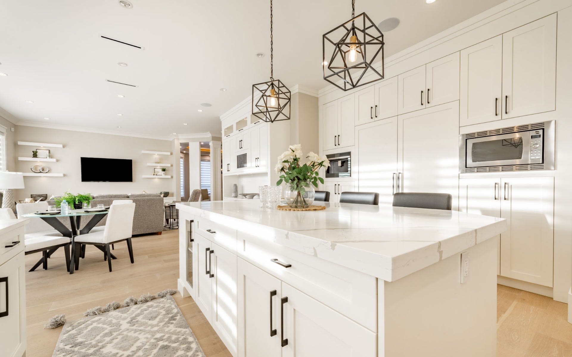 Updated kitchen in a Boardwalk Beach Resort condo in Panama City Beach