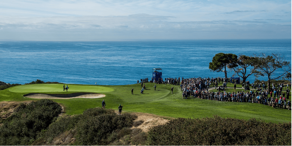 live Torrey Pines golf event
