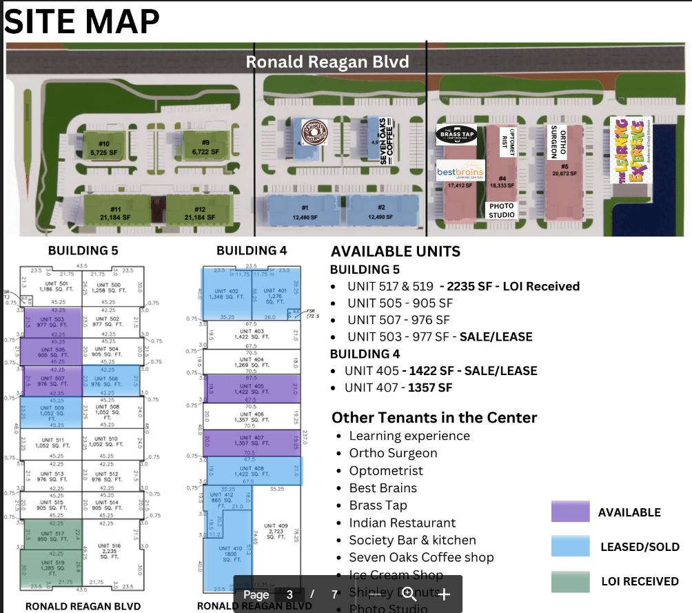 Office Space for Sale in Ronald Reagan Blvd