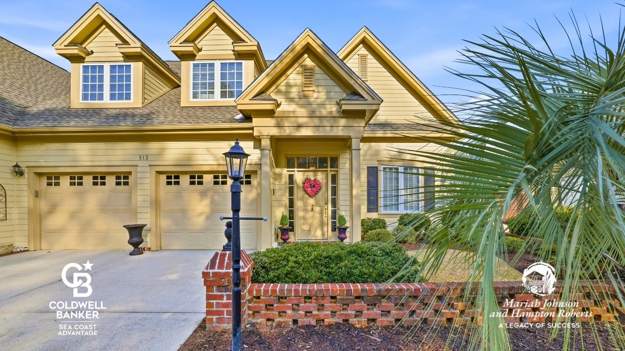 513 Huntington Lake Circle | Updated Villa with Sunroom & Water Views in Pawleys Island