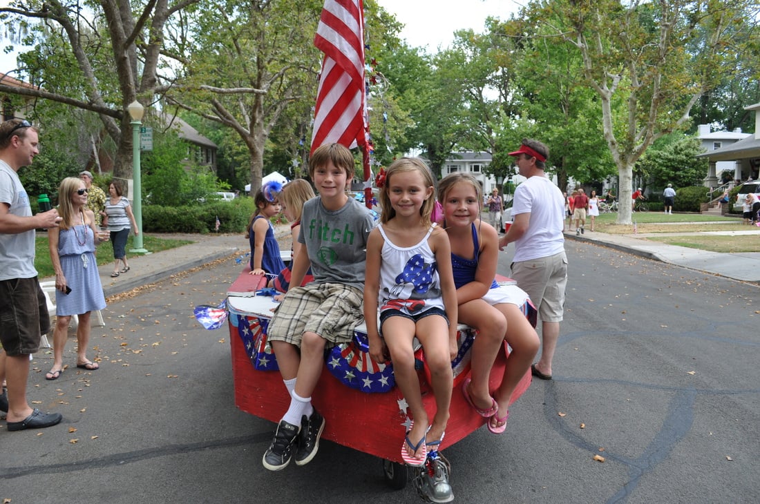 East Sacramento 4th of July Parade! Gonsalves Re Properties!