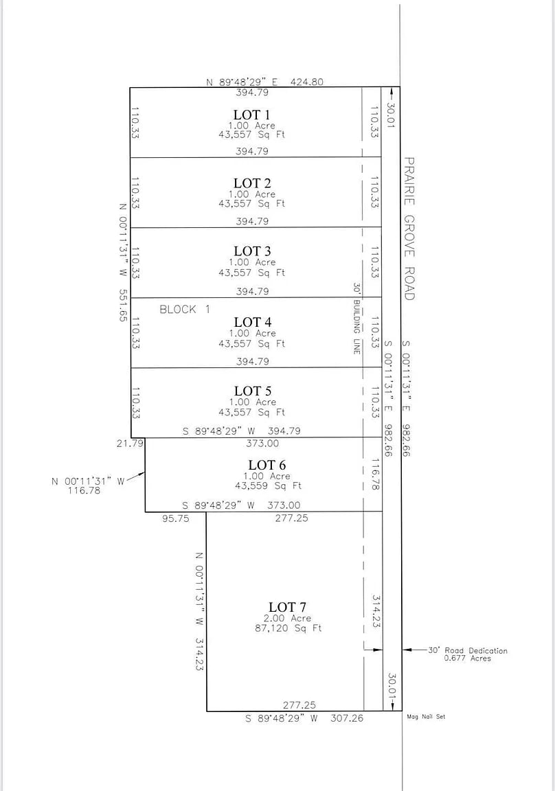 Lot 2 Prairie Grove Rd