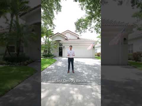 Delray Beach FL | 3 Bedroom Pool Home in gated Delray Lakes | Delray Beach Real Estate