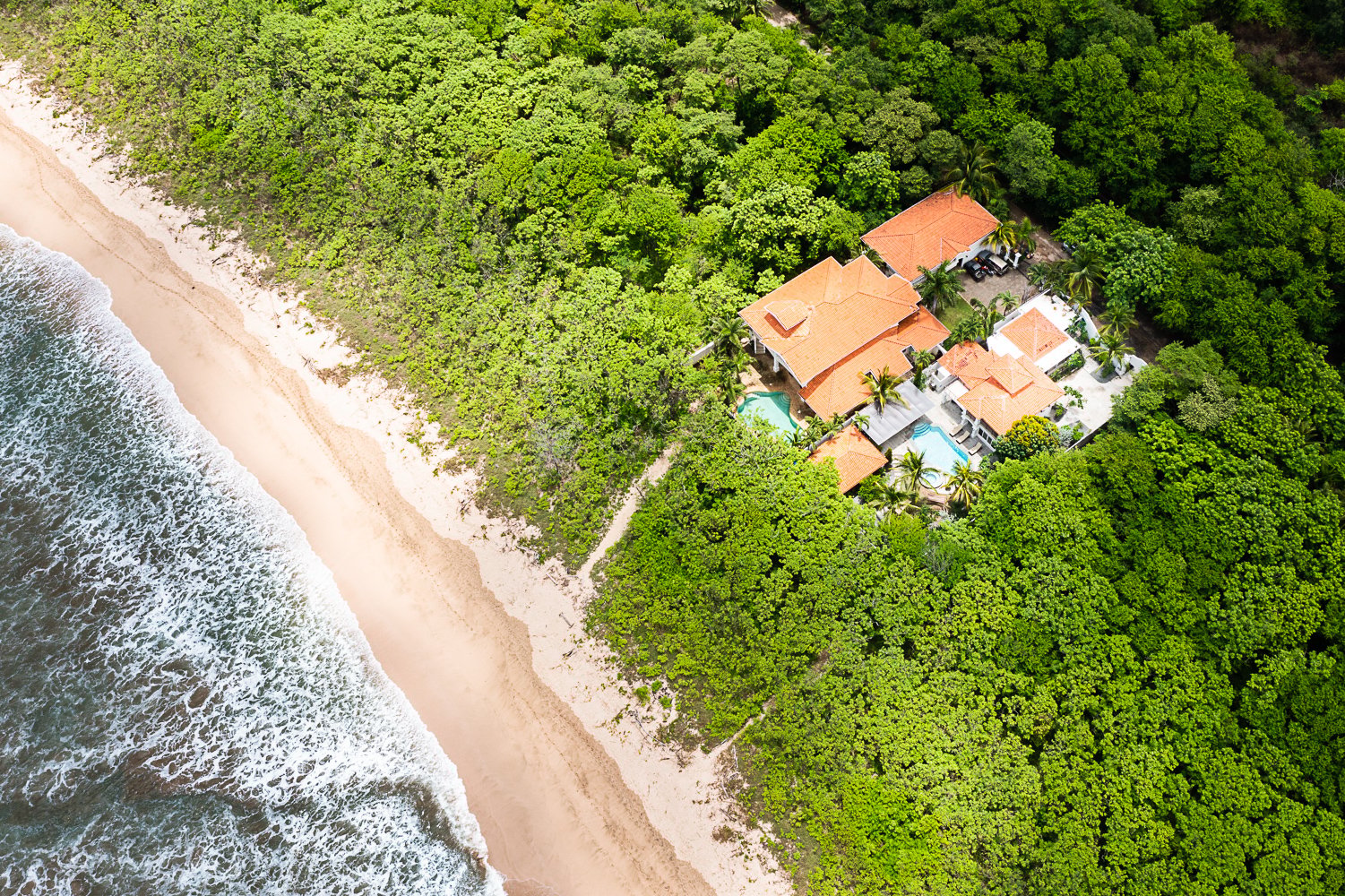 Casa Tres Cocos | Rare White Sand Beachfront Estate For Sale – Playa Ventanas