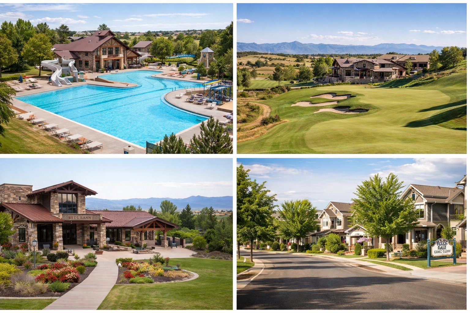 Best neighborhoods in Parker Colorado including Stonegate Pradera and The Pinery
