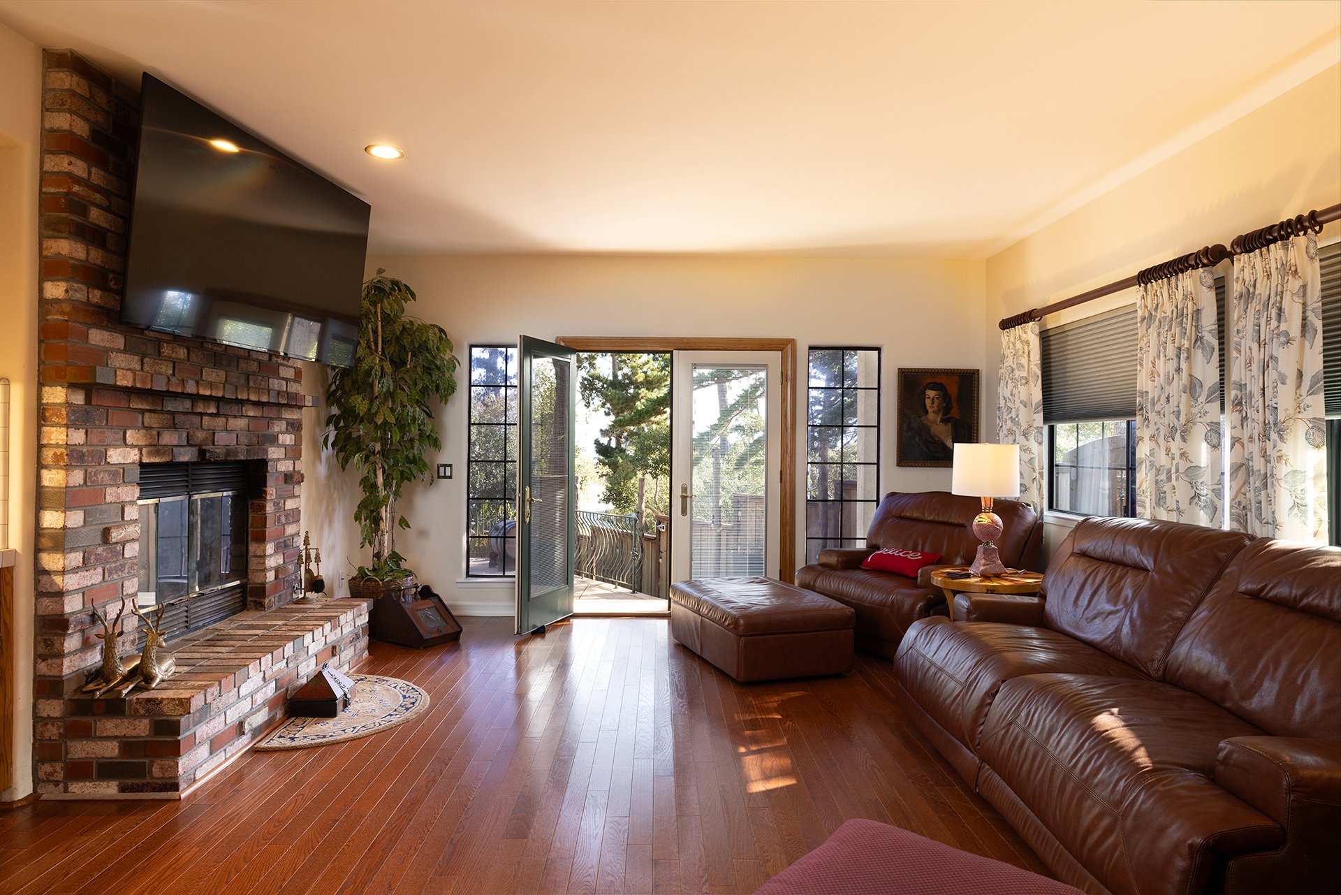 Spacious Skyline Forest Living