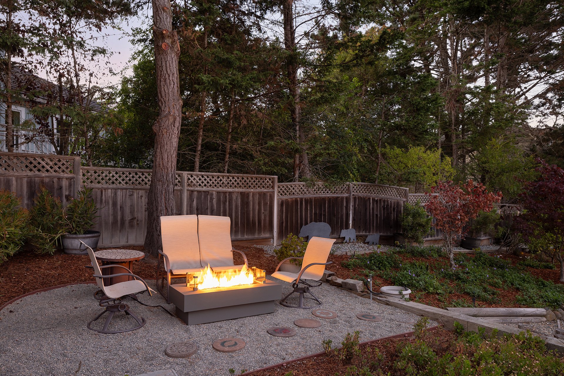 Sunlit Skyline Forest Home