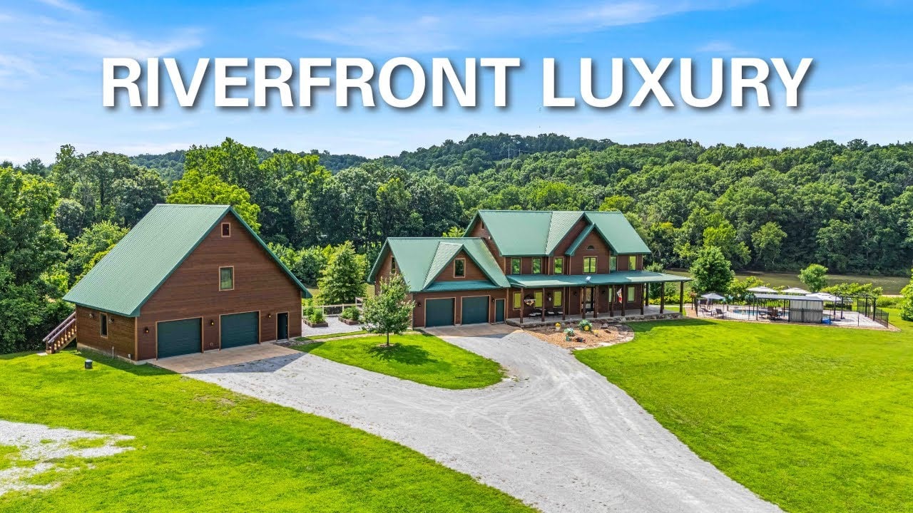 Luxury Riverfront Estate in Tecumseh, MO | Incredible Ozarks Trophy Trout Fishing!