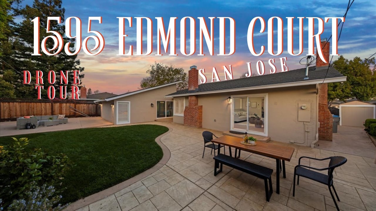 Drone Tour: Unique Willow Glen Home with Custom Features & Expansive Outdoor Space