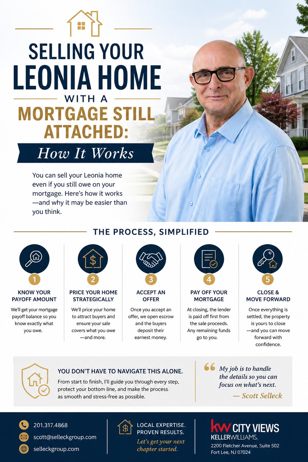 Selling Your Leonia Home With a Mortgage Still Attached: How It Works