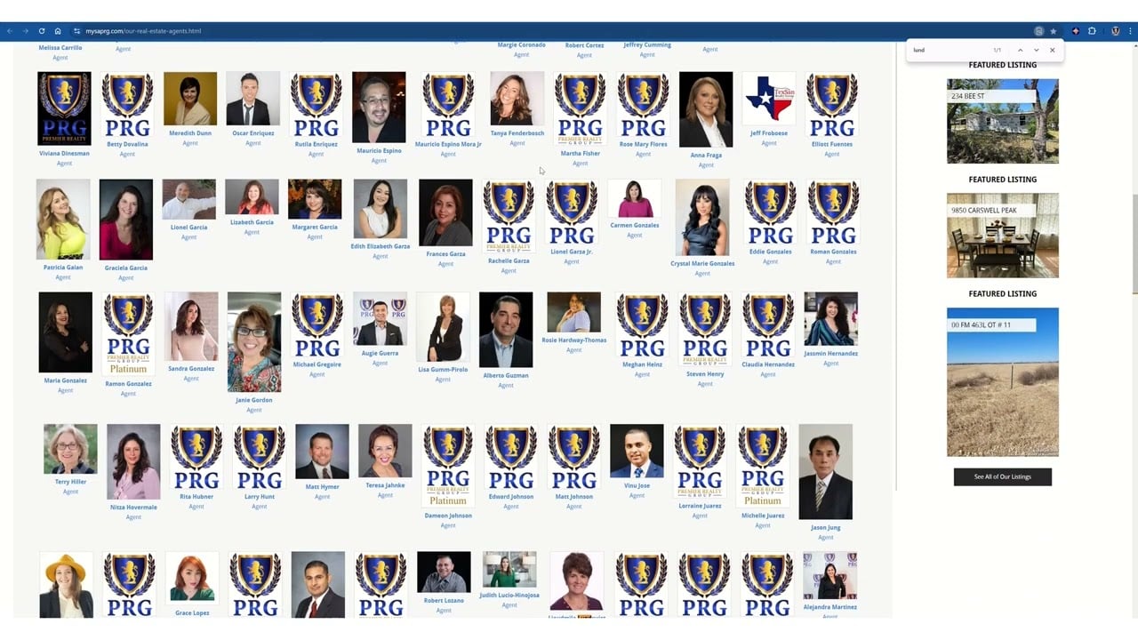  Viewing Your Profile Page with your Listings