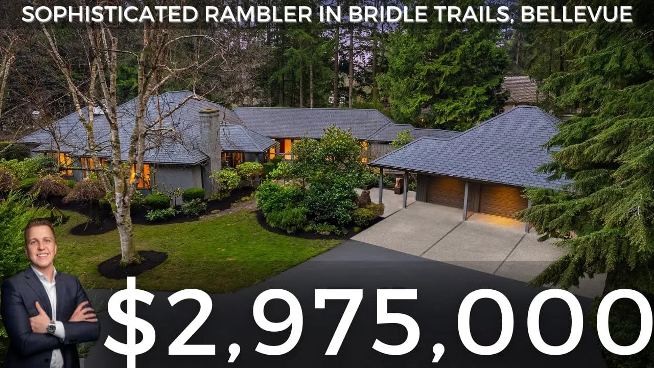 Elegant Rambler In Bridle Trails, Bellevue WA  ||  Luxury Real Estate Tours